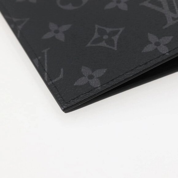 LOUIS VUITTON Eclipse Couverture Passpole NM Passport Case M64501 Auth 142351M - Picture 9 of 16